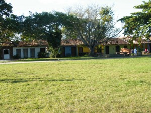 Craft shops on the side of the Quadrado, Trancoso